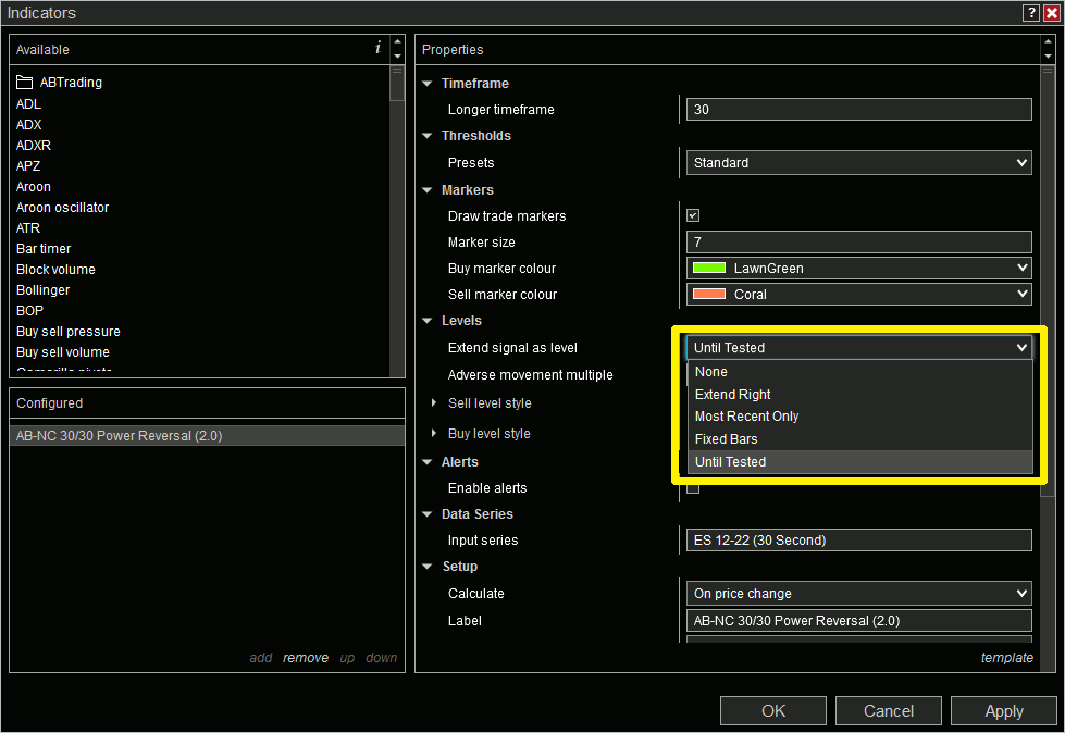 Custom level
extensions